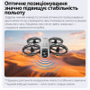 Квадрокоптер XKJ K100 MAX MINI — складаний міні-дрон з HD-камерою, FPV, Optical Flow, повним захистом пропелерів, пультом з екраном 3.15″, до 10 хвилин польоту, дальністю до 80 м, сірий